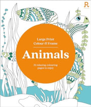 Large Print Colour/frame Animals Colouri