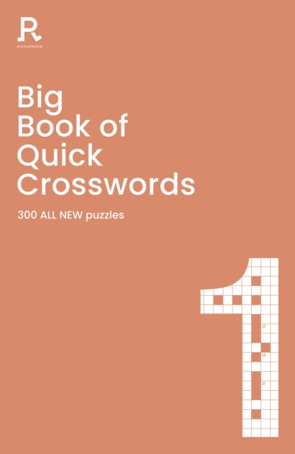 Big Book Of Quick Crosswords Book 1 New