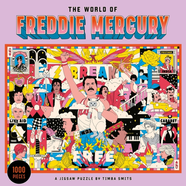 World Of Freddie Mercury Jigsaw Puzzle By <![cdata[]]>