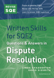 Revise Sqe Written Skills In Dispute Res By Chadderton