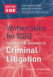 Revise Sqe Written Skills In Criminal Li