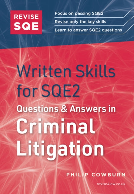 Revise Sqe Written Skills In Criminal Li