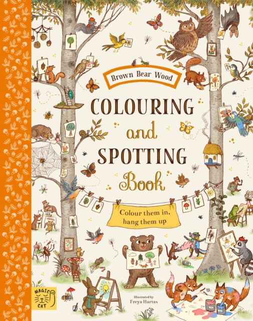 Brown Bear Wood Colouring & Spotting Bk