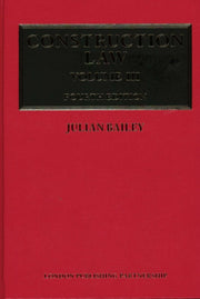 Construction Law 3 Vol Set 4ed
