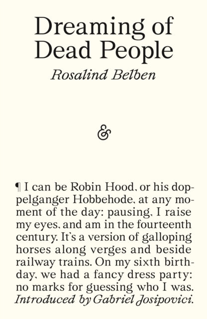 Dreaming Of Dead People By Belben, Rosalind