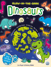 Glow In The Dark Dinosaurs Sticker/activ By Regan, Lisa