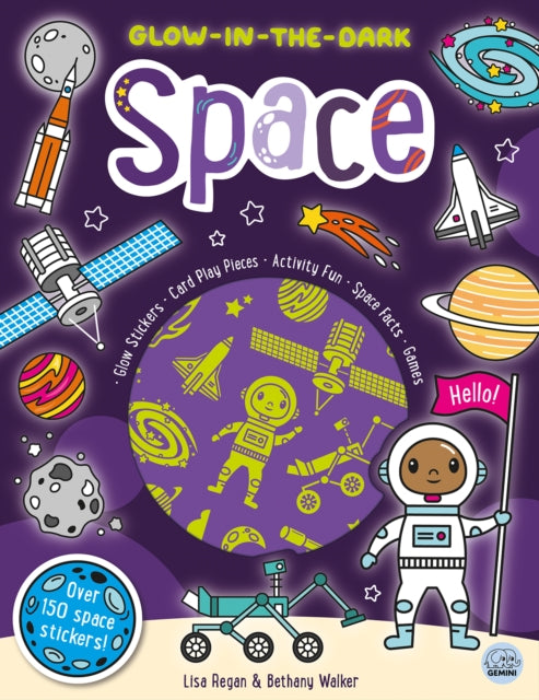 Glow In The Dark Space Activity Book