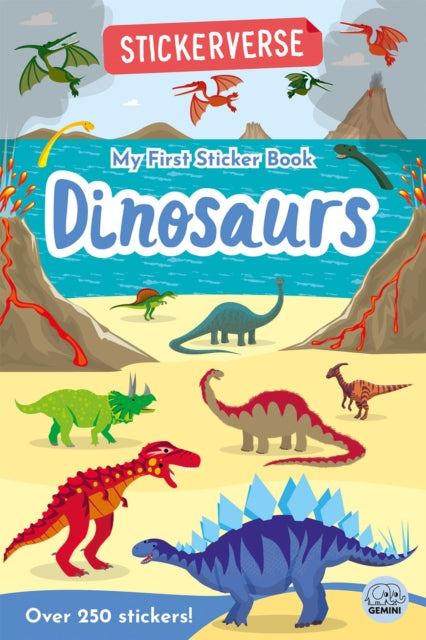 Stickerverse/first Sticker Bk Dinosours
