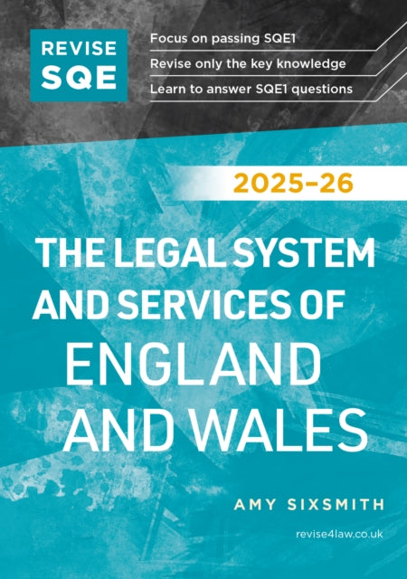 Revise Sqe The Legal System & Services 2 By Sixsmith, Amy