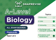 Alevel Biology Flashcards Pack 1