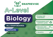 Alevel Biology Flashcards Pack 2