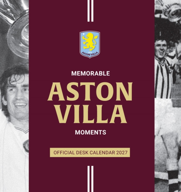 Aston Villa Fc 2027 Desk Easel Calendar