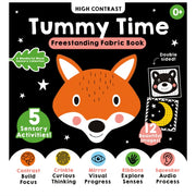 Wonderful Wood Tummy Time Sensory Rag Bo By Fossett, Lily