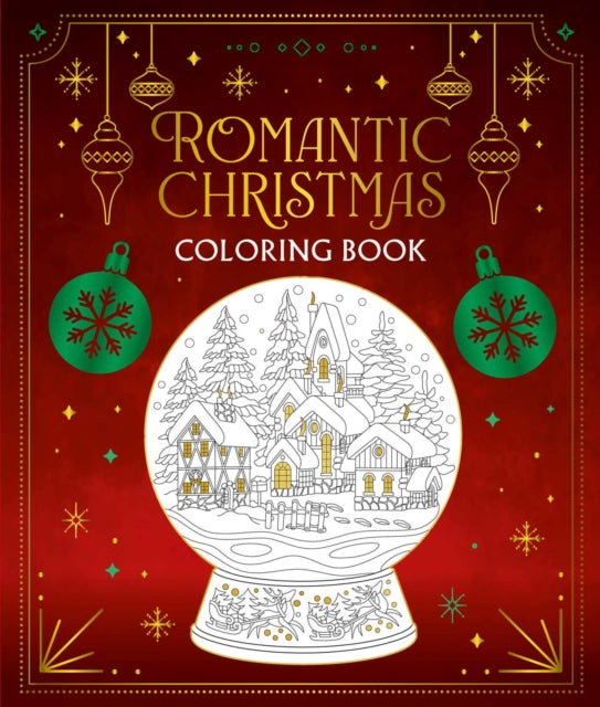 Romantic Christmas Coloring Book By Rockpool Publishing