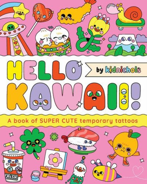 Hello Kawaii Temporary Tattoos By Kidnichols