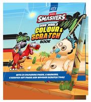 Smashers Dino World Colour & Scratch Boo