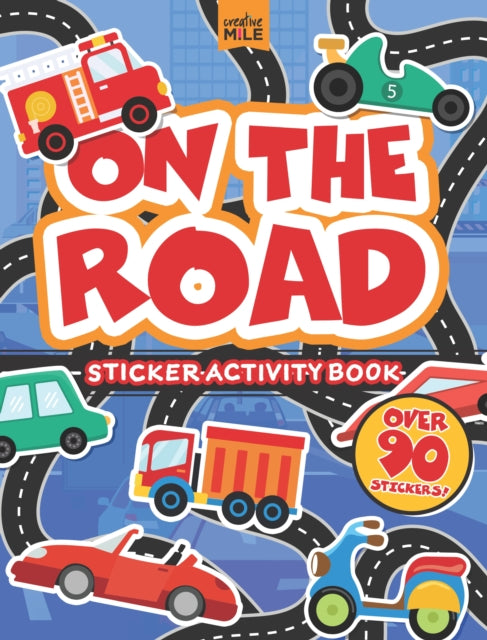 On The Road Sticker Activity Book By Mile, Creative
