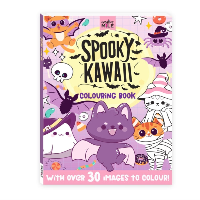 Spooky Kawaii Colouring Book By Unknown