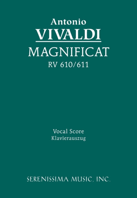 Magnificat, Rv 610-611: Vocal Score By Vivaldi, Antonio