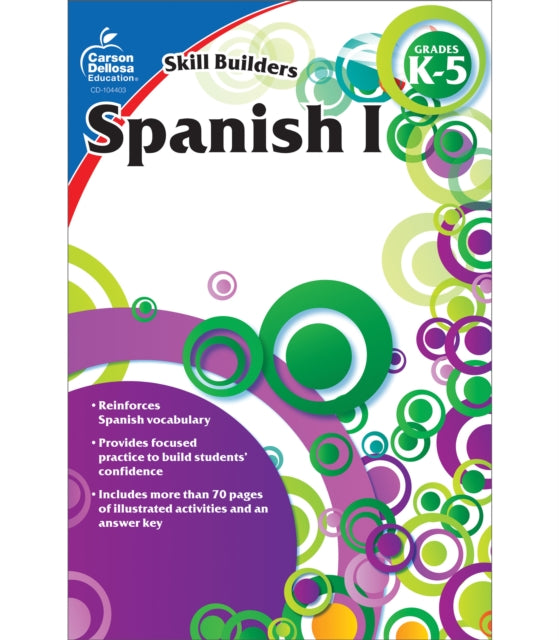 Spanish I Grades K 5 Skill Builders Grad