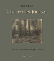 Occupation Journal By Giono, Jean