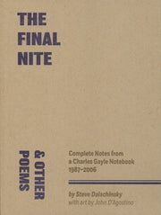 The Final Nite 2nd Edition By Steve Dalachinsky