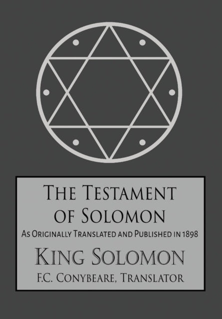The Testament Of Solomon