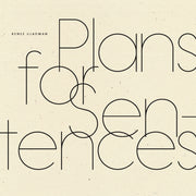 Plans For Sentences