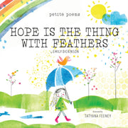 Hope Is The Thing With F Petite Poe By Dickinson Feeney