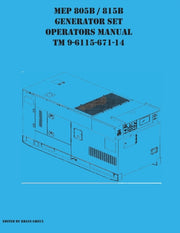 Mep 805b - 815b Generator Set Operators