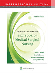 Brunner Suddarths Textbook Of Medicalsur By Hinkle, Janice, L.