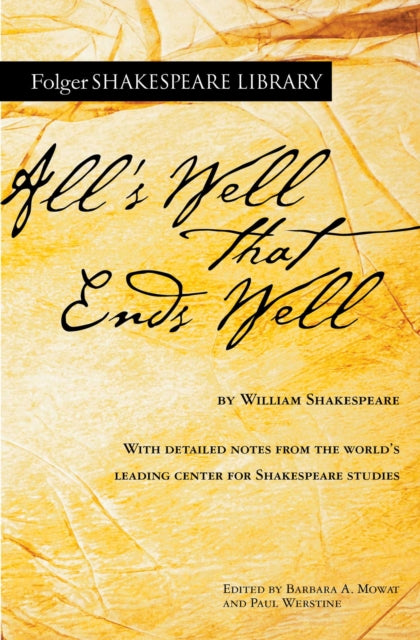 Alls Well That Ends Well By Shakespeare, William