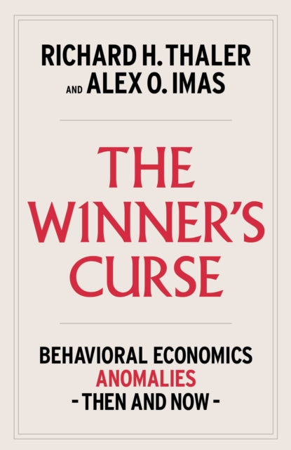 Winners Curse By Thaler, Richard