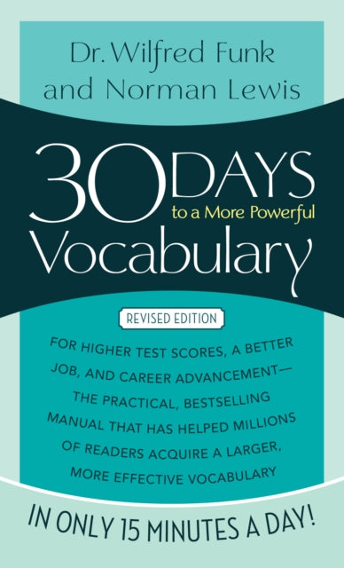 30 Days To A More Powerful Vocabulary By Lewis/funk