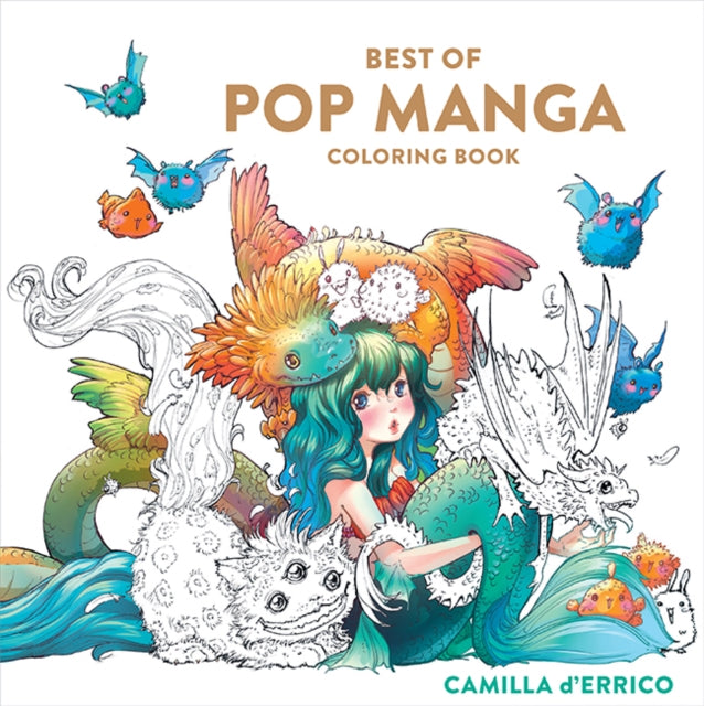 Best Of Pop Manga Coloring Book By D'errico, Camilla