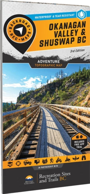 Okanangan Valley Shuswap Bc By Backroad Maps