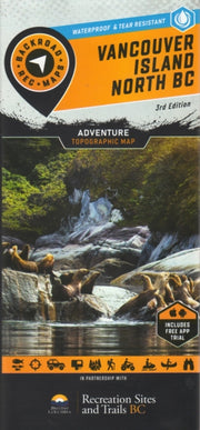 Vancouver Island North Bc Recreation Map By Backroad Maps