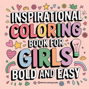 Bold & Easy Inspirational Coloring Book By Revive Coloring Book