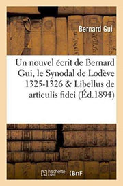 Un Nouvel  Crit De Bernard Gui, Le Synod