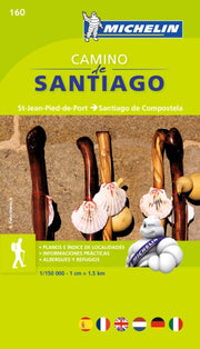 Camino De Santiago Zoom Map 160 By Michelin