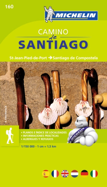 Camino De Santiago Zoom Map 160 By Michelin