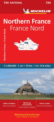 Northern France Michelin Nationl Map 724 By Michelin