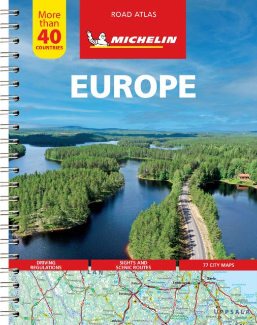 Europe Tourist/motoring Atlas A4 Spiral
