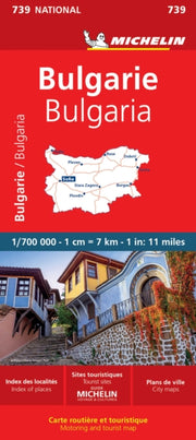 Bulgaria Michelin National Map 73