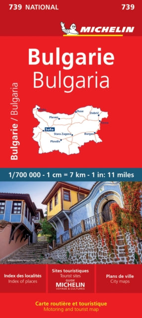 Bulgaria Michelin National Map 73