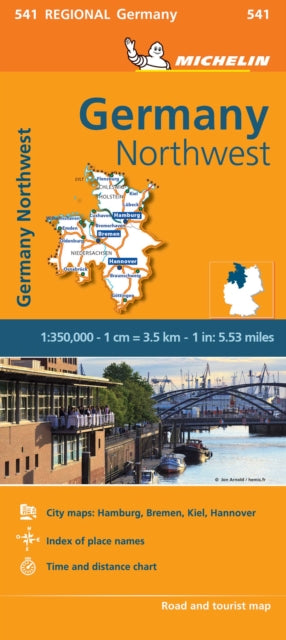 Map 0541 Germany Northwest