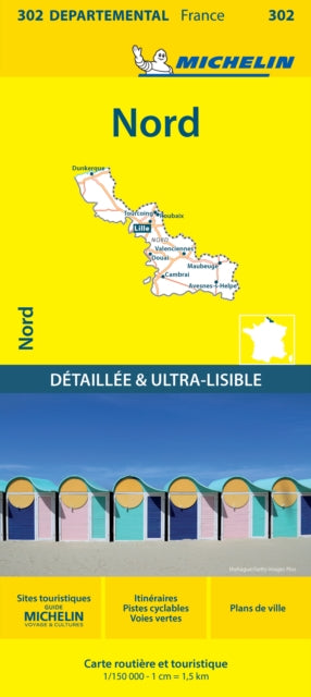 Nord Michelin Local Map 302