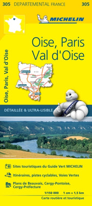 Oise Paris Val D'oise Map
