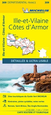 Cotes D Armor Ille Et Vilaine Local Map