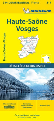 Haute Saone Vosges Michelin Local Map 31